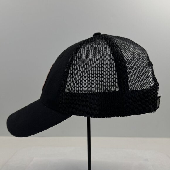 The Normal Brand Heritage Compass Logo Trucker Hat Black Adjustable Mesh Back OS - Picture 2 of 10